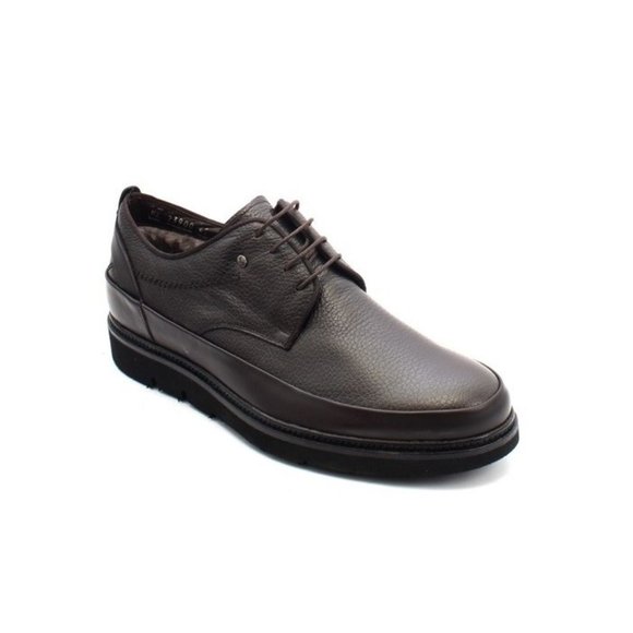ROBERTO SERPENTINI 23900a Dark Brown Leather Lace-Up...